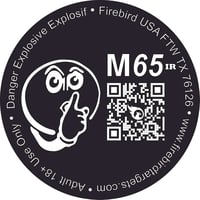 Firebird USA M65IR M65IR  Moving Trajectory/Static Impact Enhancement Flash/Smoke/Sound Universal Firearm 65mm 10 Targets | 198715243437