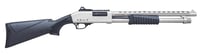 Citadel FRMN2020SYN Mariner  Full Size 20 Gauge Pump 3 Inch 41 18.50 Inch Nickel Finished Heat Shield Barrel, Nickel Finished Aluminum Receiver w/Picatinny Rail, Black Fixed Synthetic Stock | 20GA | 682146898989