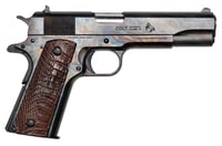 Cnc Firearms CNCLINEAGE Colt 1911 Lineage Sports South Exclusive 45 ACP 71 5 Inch Stainless Match Grade Barrel, Color Case Hardened Stainless Steel Serrated Slide  Frame, Chocolate Alligator Grip | 199284487017