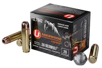 Underwood Ammo 518 XTP  50Beowulf 350gr Jacketed Hollow Point 20 Per Box/10 Case | .50 BEOWULF | 816874020200