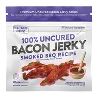 Wicked Cutz WCPJ02BQ Smoked BBQ Bacon Jerky 10 Pack | 853378008921