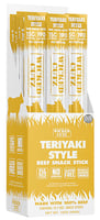 Wicked Cutz WCBS12TY Teriyaki Beef Sticks 12 Pack | 853378008150