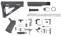 Dpms Panther Arms DP51655109854 MOE PPT Lower Build Kit AR15 Includes Black Magpul Grip  Magpul MOE Black Stock | 850032424066