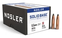NOSLER BULLETS 6.5MM .264 140GR SOLID BASE SP 50CT | 054041380522