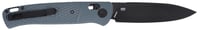 CRKT COUNTERPART 3.38 Inch PLAIN EDGE GRAY CROSSBAR LOCK | 794023008524