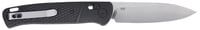 CRKT COUNTERPART 3.38 Inch PLAIN EDGE BLACK CROSSBAR LOCK | 794023008548