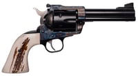 Cnc Firearms CNCBLKHWK45 Ruger Blackhawk Limited Production 45 ACP/45 Colt Long Colt 6 Shot 4.75 Inch Blued Barrel  Cylinder, Color Case Hardened Allor Steel Frame, Stag Grip, Exposed Hammer | 198715234992