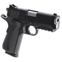 Tanfoglio TFPUGIO9OR Pugio  Compact 9mm Luger 101 3.54 Inch Stainless Bull Barrel, Black Steel Optic Ready/Serrated Slide, Black Polymer Frame w/Beavertail  Picatinny Rail, Textured Grip | 9x19mm NATO | 8051770135456