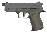 Retay USA RXP22ODBLKS10TH RXP 22 LR 101 4 Inch Threaded Barrel, Black Cerakote Optic Ready/Serrated Slide, OD Green Cerakote Polymer Frame w/Accessory Rail, RMR/RMSc Footprint | 28GA | 193212030023
