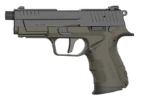 Retay USA RXP22ODBLKS13TH RXP 22 LR 131 4 Inch Threaded Barrel, Black Cerakote Optic Ready/Serrated Slide, OD Green Cerakote Polymer Frame w/Accessory Rail, RMR/RMSc Footprint | 28GA | 193212030030