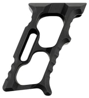 Tyrant CNC TD552BLKM1 Minivert Grip Halo Black Aluminum Fits AR15 | 612789314805
