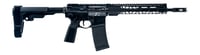 Faxon Firearms FXPRO33A125GA1075 Pro  338 ARC 301 12.50 Inch Black Nitride Match Grade Threaded Barrel, Black Aluminum Receiver w/Picatinny Rail, MLOK Handguard, Black SB Tactical SBA3 Brace, Ergonomic | 810209950279