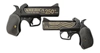 Bond Arms BA250TH-BLK-45/410 America 250th Anniversary 45 Colt/410 Gauge 2 Shot 4.25 Inch Black Cerakote Engraved Barrel Black Cerakote Stainless Steel Frame Black Extended B6 Resin Grips Right Hand  | .410 / .45 LC | 855959003639