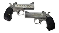 Bond Arms BACY-250TH-45-70 America 250th Anniversary 45-70 Gov 1 Shot 4.25 Inch Rough Matte Engraved Rough Stainless Steel Frame Black B6 Resin Grips Right Hand  | .4570 GOVT | 855959005961