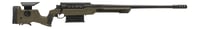 Cadex Inc CDXBMGQUA5029HI20I1J5N BMG Quake  50 BMG 31 29 Inch Black DLC Match Grade Threaded Barrel, Black DLC Receiver w/Picatinny Rail, Adj Cheek Piece  LOP OD Green Polymer Stock | 842940106257