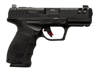 Sarsilmaz SAR9CG3BL10 SAR9 Gen3 Compact 9mm Luger 101 4.10 Inch Black Barrel, Black Steel Optic Cut/Serrated Slide, Black Polymer Frame w/Picatinny Rail, Textured Grip, RMSc Footprint | 9x19mm NATO | 810075873245