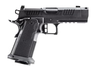 Alpha Foxtrot AA39X1QIGXDBK19 AF1911 Romulus Compact Frame 9mm Luger 201 3.50 Inch Black DLC Threaded Compensated Barrel, Black DLC Stainless Steel Optic Ready/Serrated Slide, Black DLC Stainless Steel | 810100535575
