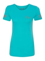 GLK AP96447 GLOCK GIRL FLAG TEE 2XL TEAL | 764503070334