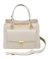 GTM GTM-32/ PB BONE   LARGE SATCHEL CROSSBODY-COW | 035452177925