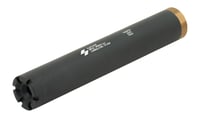 Fletcher Rifle Works TAQUITOBLK Taquito 22LR 1 Inch Black Stainless Steel/Aluminum 1/2 Inchx28 | 850044307678