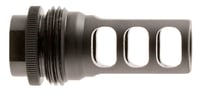 SilencerCo AC1733 ASR Muzzle Brake Black Steel with 5/8 Inch-24 tpi Threads for 458 Cal  | .46 CALIBER | AC1733 | 816413020357