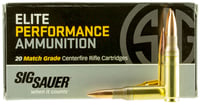 SIG AMMO 308WIN 168GR OTM 20/200 | .308 WIN | 798681552948