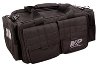 MP Accessories 110023 Officer Tactical Range Bag made of Nylon with Black Finish, Accessory Pocket, Padded Ammo Bag, Carry Strap  Single Handgun Case 18 Inch W x 10 Inch H x 10 Inch D Interior Dimensions | 661120000228