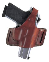 Bianchi 12843 Black Widow  OWB Size 10 Tan Leather Belt Slide Fits Browning Hi-Power Fits Colt Commander Fits Springfield 1911-A1 Right Hand | 013527128430