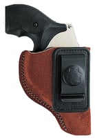 Bianchi 10376 6C  IWB Tan Leather Belt Clip Fits 2-3 Inch Barrels Ruger/Colt/SW K Frame Right Hand | 013527103765