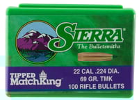 SIERRA TIPPED MK .224 69GR 100CT |.22 | 092763071694