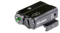 Firefield FF25007 Charge  5mW Green Laser 532nM Wavelength 50 yds Day/600 yds Night Range Matte Black Finish for ARPlatform Includes Pressure Pad  Battery | 812495021701