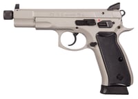 CZUSA 01235 CZ 75 B Omega SR 9mm Luger 5.20 Inch TB 101 Urban Gray Steel Frame/Slide Black Polymer Grips | 9x19mm NATO | 806703012353