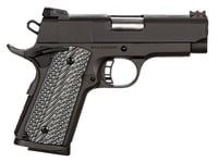 Rock Island 51585 Rock Ultra CSL 45 ACP Caliber with 3.60 Inch Barrel, 71 Capacity, Black Anodized Finish Aluminum Beavertail Frame, Serrated Black Parkerized Steel Slide  Black/Gray G10 Grip | .45 ACP | 4806015515852