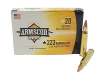 Armscor AC2232N USA  223Rem 55gr Pointed Soft Point 20 Per Box/50 Case  | .223 REM | 812285021898
