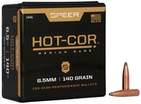 Speer 1441 HotCor  264Cal 140gr Spitzer Soft Point 100 Per Box/5 Case | 076683014412