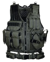 UTG PVCV547BT Tactical Vest OSFA Black Polyester | 4712274520547
