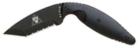 TDI LAW LRG TANTO SERR 3-11/16 W/HRD BLKLarge TDI Law Enforcement Fixed Knife Black - Tanto - Serrated edge - 3.6875 Inch blade - Stainless steel blade - Zytel handle - Sheath carry | 617717214851