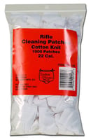 Southern Bloomer 118 Cleaning Patches  .22 Cal Cotton 1000 Per Bag | 025641001186 | Southern Bloomer | Cleaning & Storage | Cleaning | Cleaning Cloth Brushes and Patches