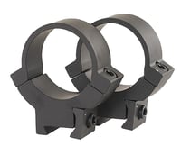 Warne 722M Rimfire 70/30 Horizontal Split Matte Black Steel 1 Inch Tube High 3/8 Inch/11mm Dovetail 0 MOA | 656813001248