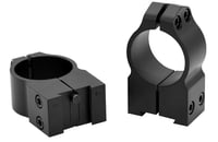 Warne 2TM Maxima Scope Rings Matte Black Steel 1 Inch Tube High Vertical Split Dovetail, 0 MOA Fits Tikka 3TX/3T/695 | 656813001118