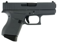 Glock PI4350201SNP G43 Subcompact Double 9mm Luger 3.39 Inch 61 Gray Interchangeable Backstrap Grip Gray | 682146001907