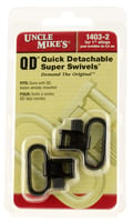 Uncle Mikes 14032 Super Swivel  Quick Detach TriLock Blued 1 Inch Loop for Rifles or Shotguns w/QD Bases | 043699140329