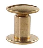 Uncle Mikes 25090 Chicago Screw  Brass 24 Per Pack | 043699250905