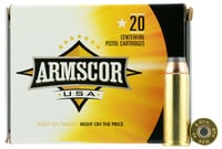 Armscor FAC44M2N USA  44Rem Mag 240gr Jacketed Hollow Point 20 Per Box/25 Case | .44 MAG | 812285022871