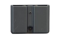 Uncle Mikes 51371 Kydex Double Mag Case Black Kydek, Belt Clip Mount Fits Belts Up To 1.75 Inch, Compatible With Single Stack Magazines | 043699513710