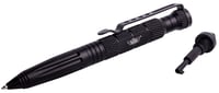 Uzi Accessories UZITACPEN6BK Tactical Pen  Black Aluminum 6 Inch Features Glass Breaker/Cuff Key | 024718926452