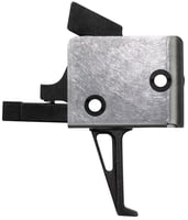 CMC Triggers 92503 DropIn  SingleStage Flat Trigger w/ 44.50 lbs Draw Weight  Black/Silver Finish | 850544004091