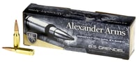 ALEXANDER 6.5 GRENDEL 129GR HORNADY SST 20RD 10BX/CS | 819511020519