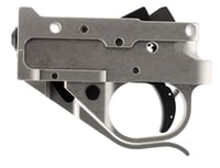 Timney Triggers 10221C16 Replacement Trigger  Single-Stage Curved Trigger with 2.75 lbs Draw Weight  Silver/Black Finish for Ruger 10/22 | 081950102235 | Timney | Gun Parts | Triggers 