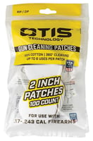 Otis Small Caliber Cleaning Patches  br  2 in. 100 pk.  | .223 REM | 014895009239